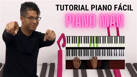 piano man easy tutorial|piano man tutorial easy.